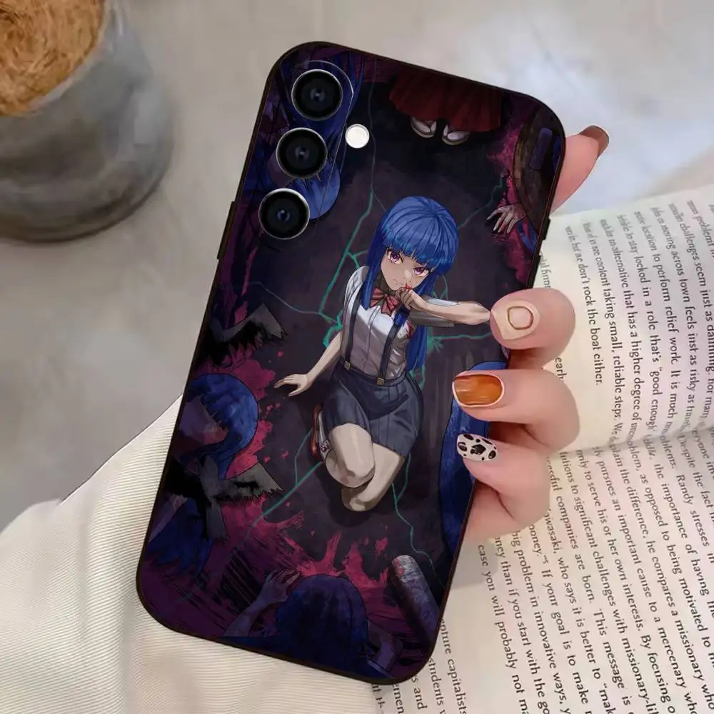 Suspense H-Higurashi When They C-Cry  Phone Case For Samsung A72,A71,A72,A70,A53,A52,A51, Black Soft Cover TPU view 4