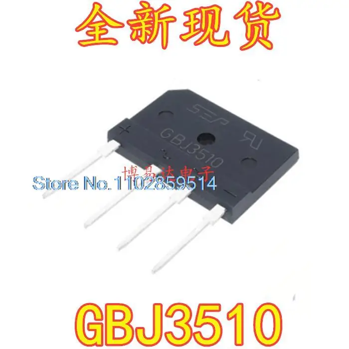 20PCS/LOT  GBJ3510 KBJ3510 35A 1000V /