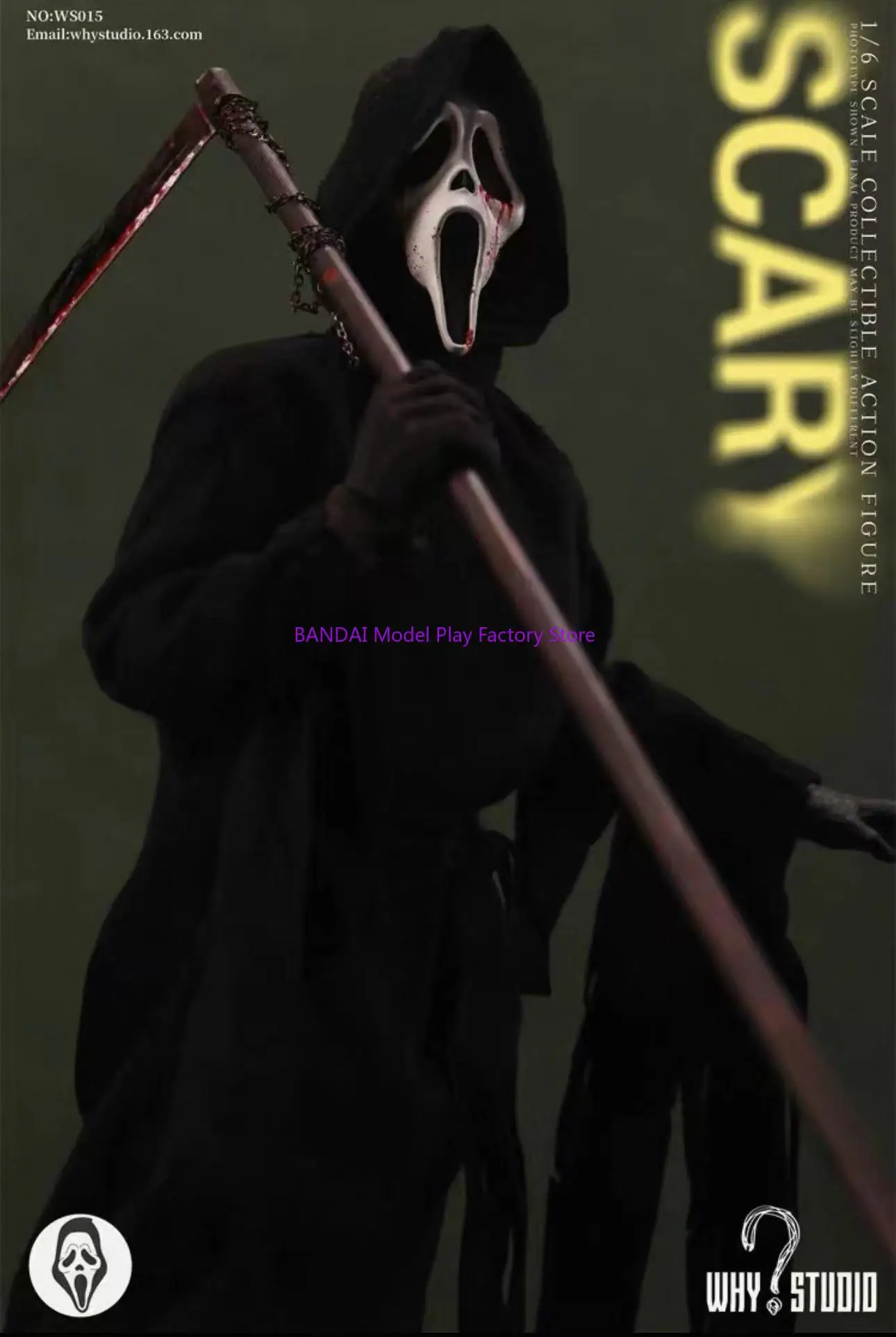 

В наличии WHY STUDIO WS015 масштаб 1/6, Коллекционная страшная фигурка, украшение для черного плаща, 12 дюймов, полный набор, модель солдата, игрушки