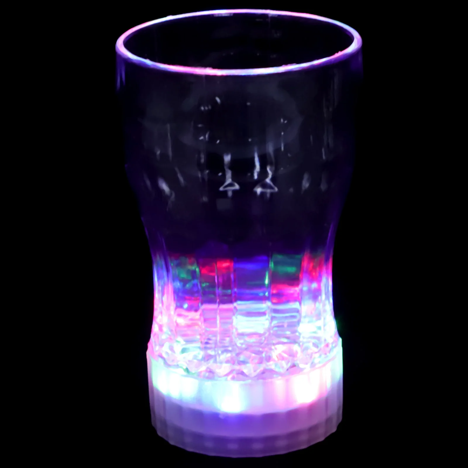 6 Pcs Glitter Cup Glowing Creative Bar Party Tools (Small Size) 6pcs Whiskey Cups Glasses The Dark Supplies