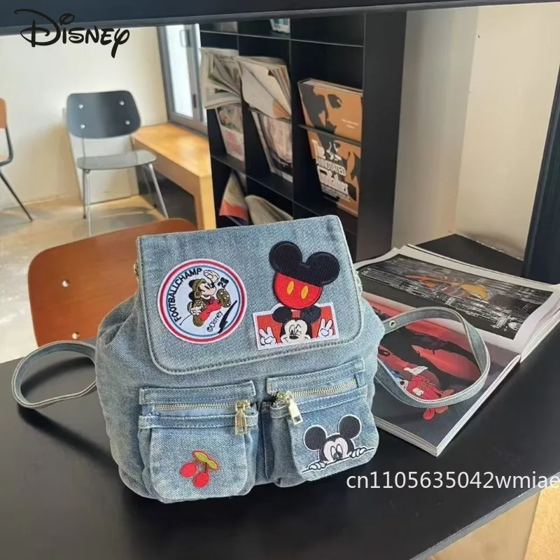 2026 New Student Backpack Fashion High Quality Cowboy Women's Shoulder Storage Bag Cartoon Multi Functional Travel Backpack