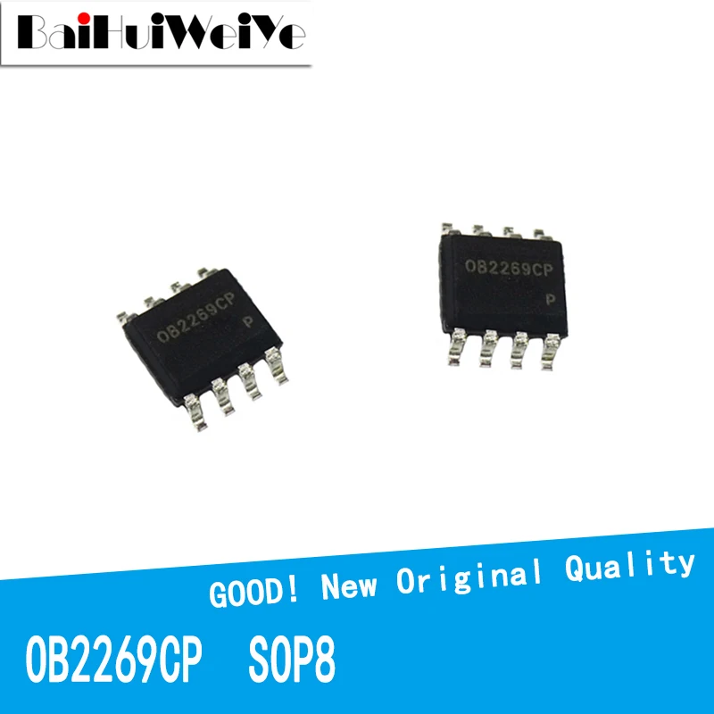 10Pcs/Lot OB2269CP OB2269 OB2269C SOP-8 SMD SOP8 New Original  LCD Power Management Chip  Good Quality