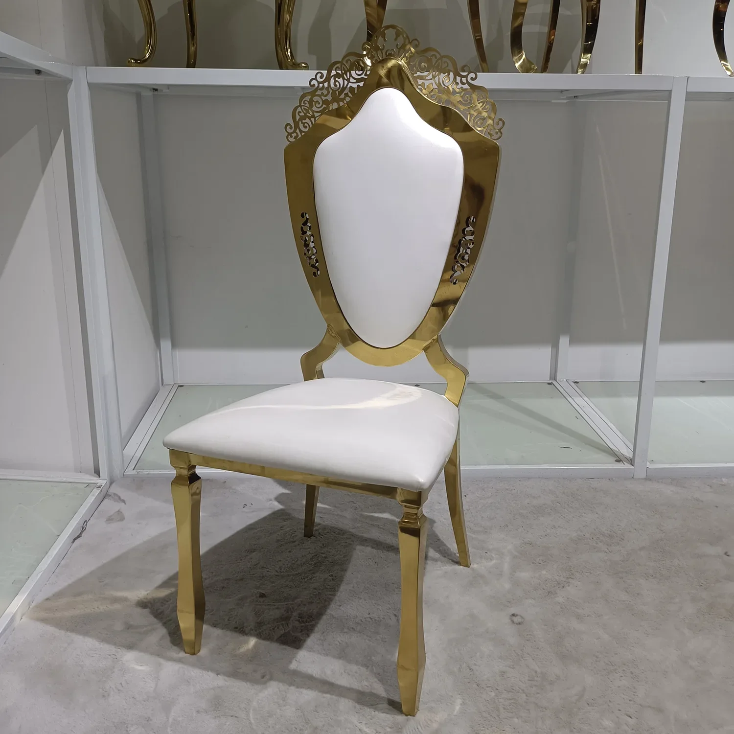 hotel wedding chair wedding factory direct sales weddingchair Foshan stainless steel dining chair banquet chair