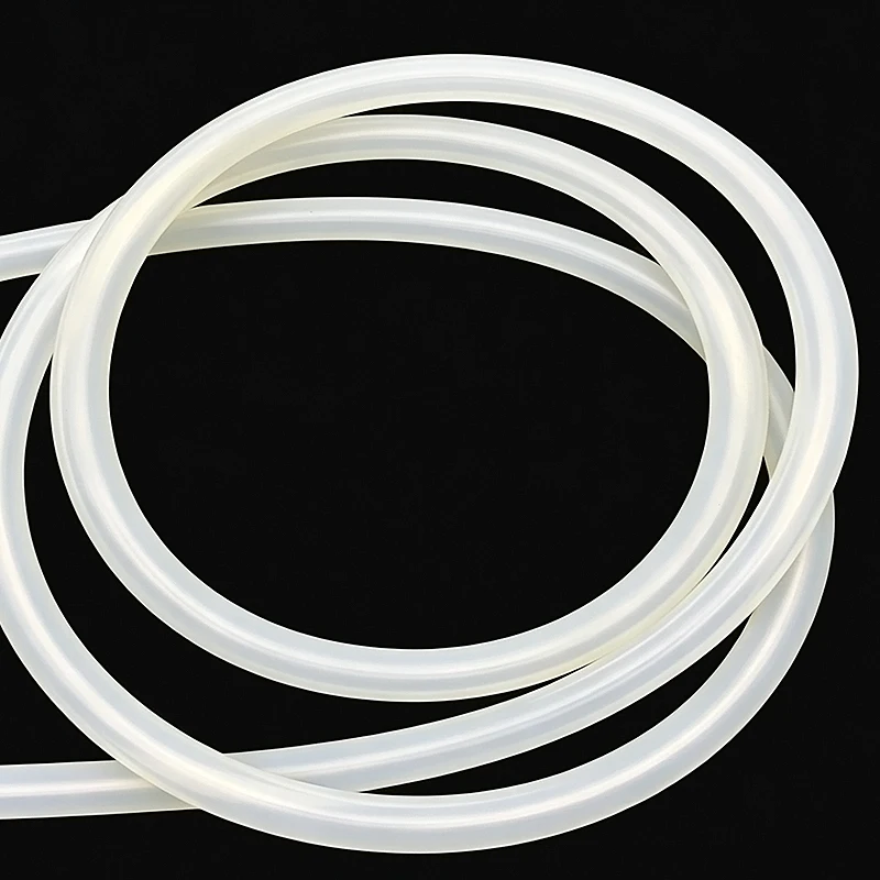 

2/5/10M ID 2-18MM colorless food grade silicone tube, high temperature resistant, non-toxic, odorless