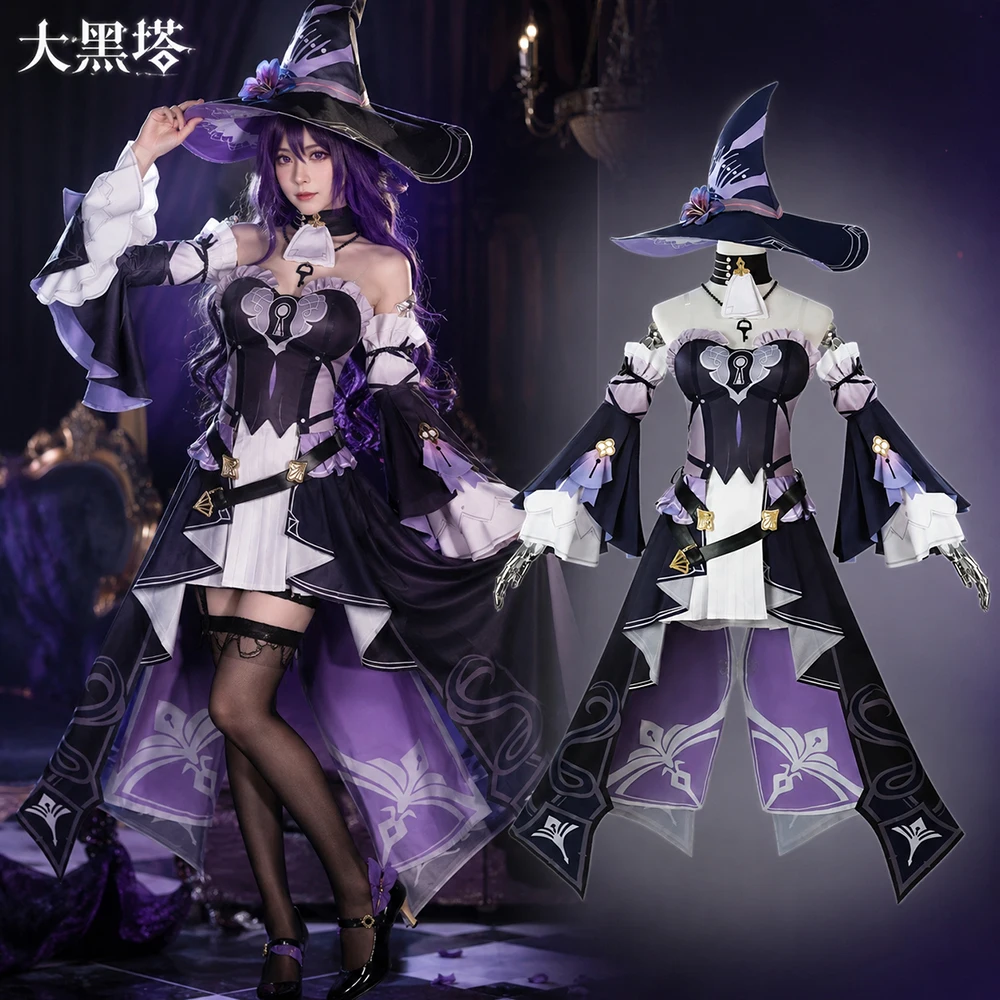 game-honkai-star-rail-the-herta-cosplay-costume-women-purple-witch-dress-set-hat-skirt-sleeves-halloween-carnival-party-outfit