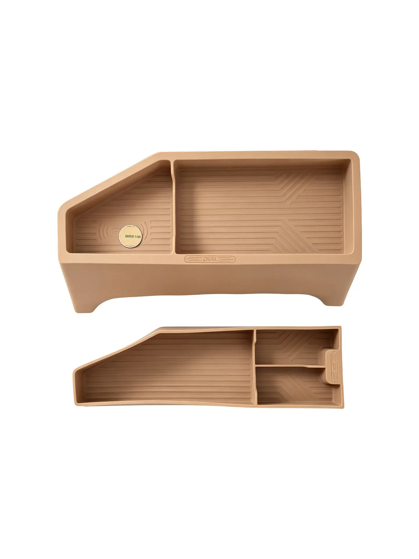 For Xpeng GX 2026 Car Dashboard Screen Rear Storage Box Center Console Silicone Storage Tray Interior Modification Accessories
