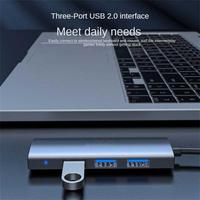 USB HUB 3 0 4 Ports USB 3.0 Adapter 5Gbps High Speed Multi USB-C Splitter for Macbook PC Accessories tipo c