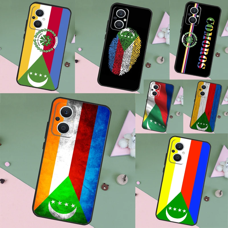 Comoros Flag Cover Phone Case For OPPO Reno 7 6 8 Lite 4 5 Z 2Z 8T OPPO Find X6 Pro X2 X3 Neo X5 Lite