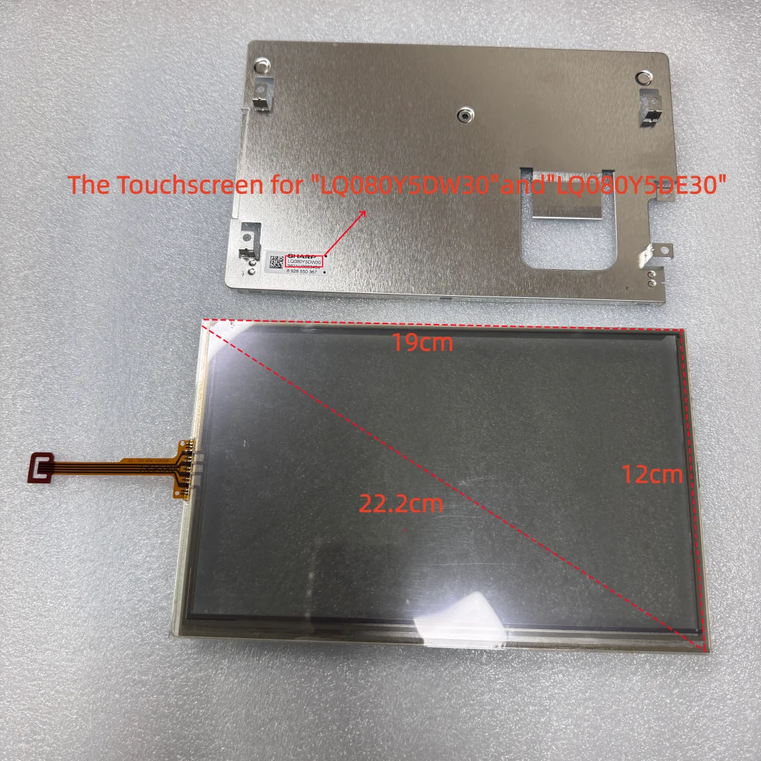 8 Inch 4 Pins Glass Touch Screen Panel for 2012 2013 Jaguar Land Range Rover Evoque Navi Radio LQ080Y5DE30 LQ080Y5DW30 LCD OEM