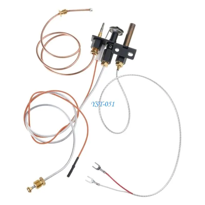 E15A Completes Gas Fireplaces Ignitors Assembly with Ignition Cover & Strong Mounting Bracket Simple Operate for 25122 25730
