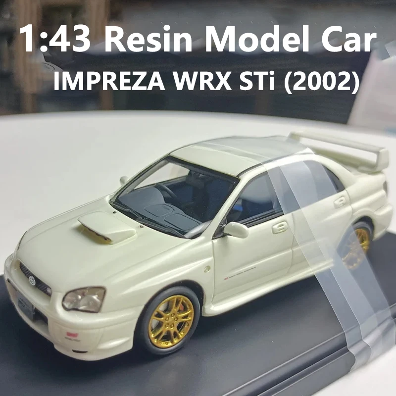 

1:43 Scale Model Cars Resin Diecast IMPREZA WRX STi (2002) Refined Version Car Simulation Vehicles Collectible Decoration Toys