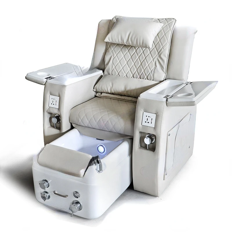 

Electric Deluxe Nail Pedicure Chair PU Leather Foot Spa Massage Chair Nail Salon Furniture Spa Pedicure Chair