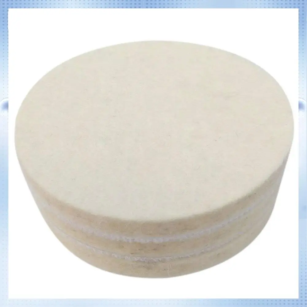 

A70R-3Pcs 5-дюймовая шерстяная полировальная подушечка для полировки капотов и подложка с комплектом адаптеров для сверла для полировки автомобильного стекла, пластика M