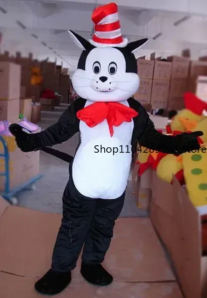 EVA Helmet Magic Cat Mascot Costumes Cartoon Character Apparel Birthday Party Anime Cosplay Costumes Christmas Carnival Costume