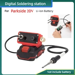 T12 Lithium Battery Soldering Iron，For Parkside 20V Lithium Battery Portable Intelligent Fast Heating Digital Soldering Table