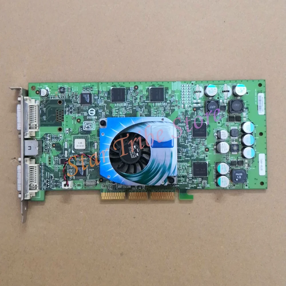 Quadro4 980XGL 128M AGP Graphics Card Dual DVI Interface Professional Graphics Workstation/medical Equipment Dedicated