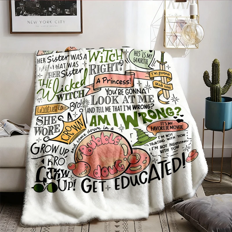 Wicked Witch of The East Bro Flannel Blanket, Funny Wicked Flannel Throw, Viral Sister Was A Witch