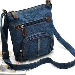 Moda piccola borsa in Denim borsa da donna Designer borse da donna grandi borse Jean Denim Tote spalla Crossbody donna Messenger Bag