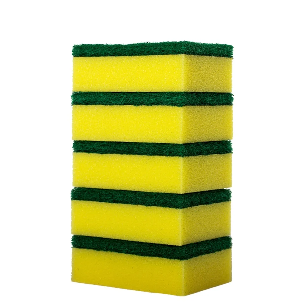 

12 Pcs Cleaning Brush Dishwashing Sponge Blocks Brushes for Household Kitchen Sponges Scrub
