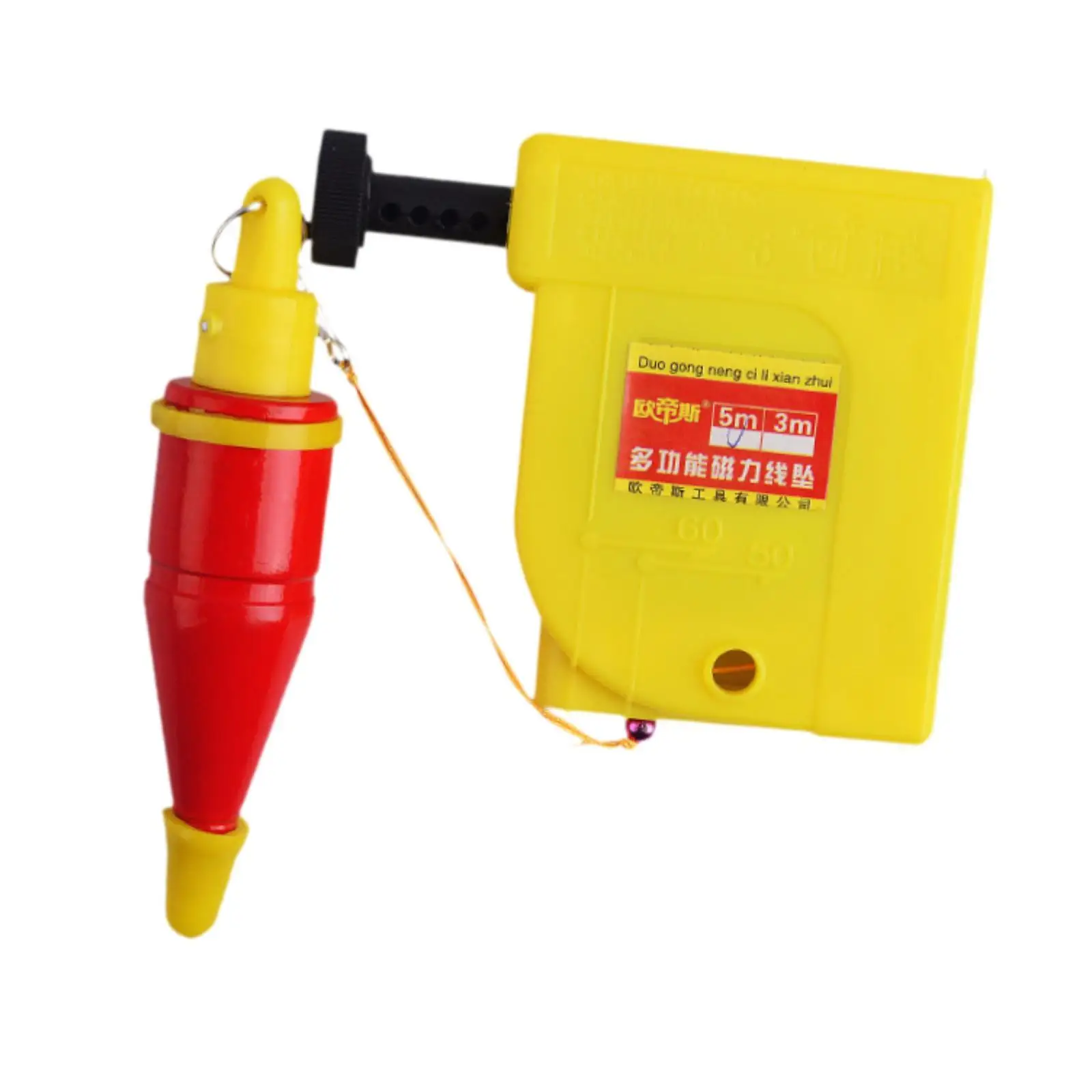 Plumb Bob Setter with 5M Line Versatile Flexible for DIY Enthusiast Professional Sturdy Wire Hammer Line Drop Measuring Tool image 4
