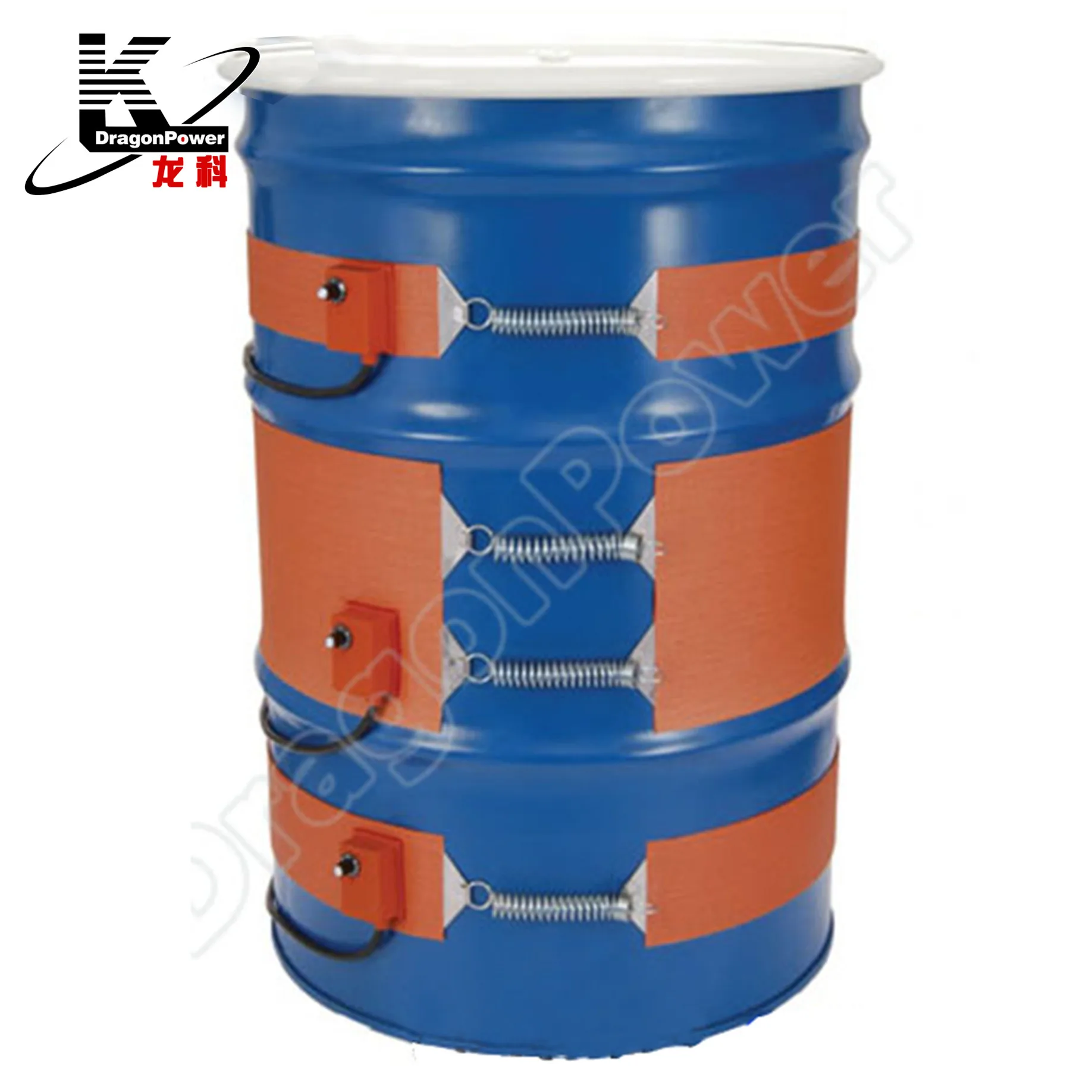 Customized Flexible 55 gallon 200L drum heater silicone