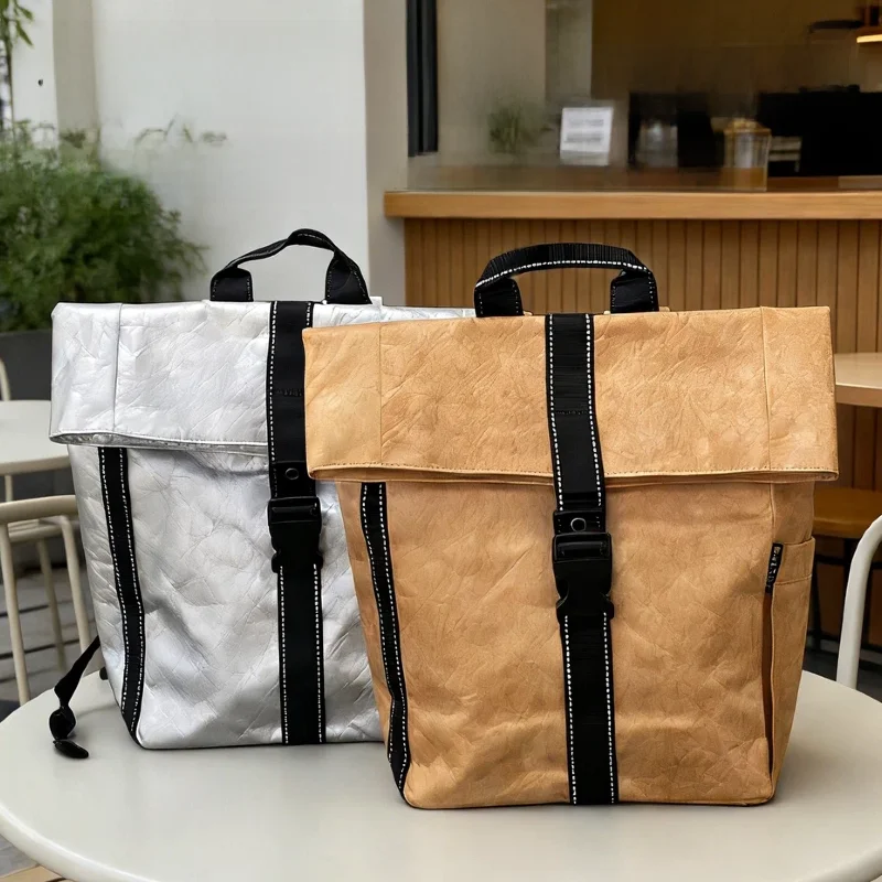 jzlife-autumn-winter-brown-waed-leather-paper-men's-waterproof-super-lightweight-dupont-paper-bapa-women's-retro-artist