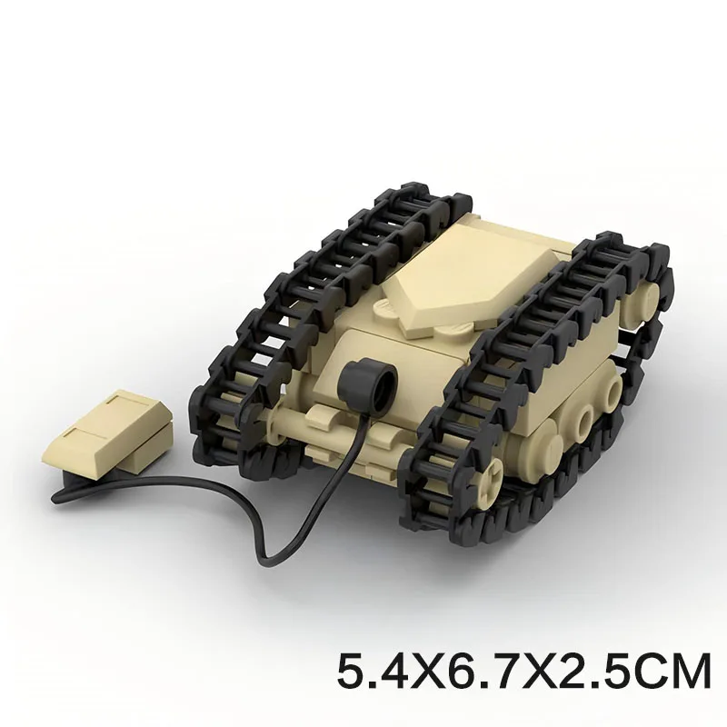 Militär-Kriegsserie E-5 Leichter Panzer M5 Panzerabwehrhagelwerfer Zerstörer Baustein-Set Modell DIY Kinderspielzeug Jungen Geburtstagsgeschenk – Detail 12