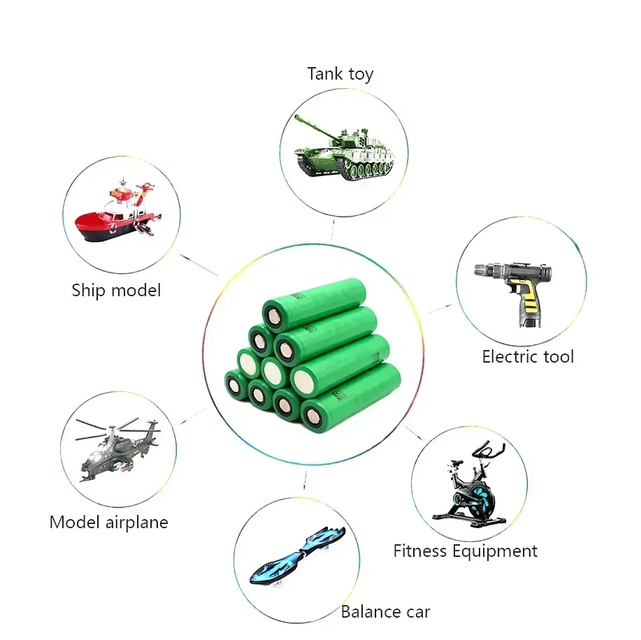 Original 18650 lithium battery powered VTC6 high rate 3.7V30A model aircraft crossing machine hand drill