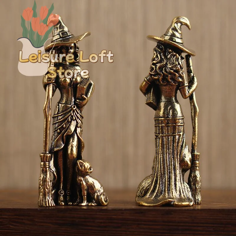 Magische Mondskulptur – Mystische handgefertigte Statue für Wohnzimmer- und Eingangsdekoration
