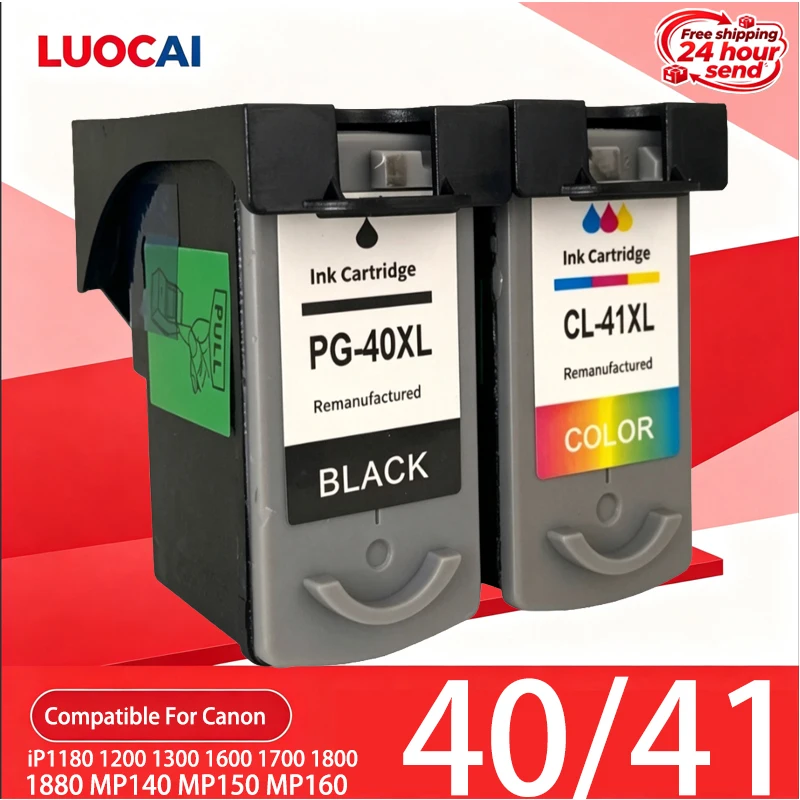 PG40 CL41 Compatible Ink Cartridge for Canon PG 40 41 PG-40 CL-41 for Printer IP1600 IP1200 IP1900 MP140 MP150 MX300 MX310 MP160