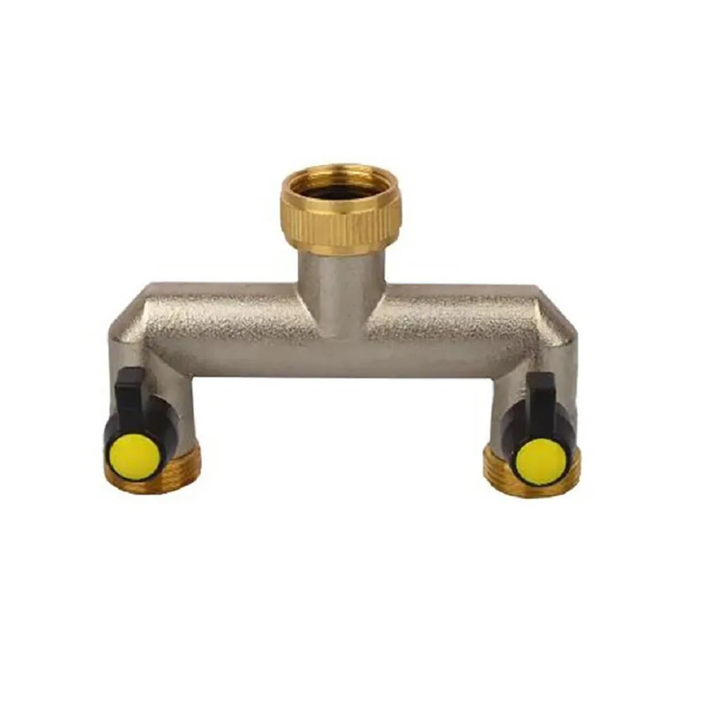 Bewateringsgereedschap Connector 2-weg waterverdeler Badkamerarmaturen Bidirectionele uitloop Innovatief ontwerp voor krappe ruimtes