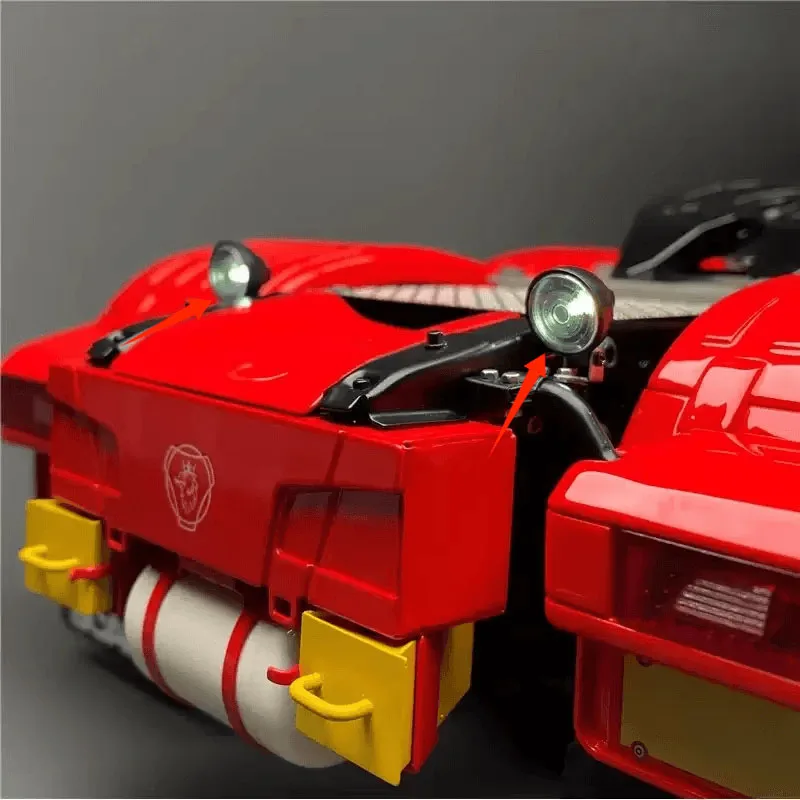 

JUWUBA LED lamp Fire lamp for 1/14 Tamiya RC Dump Truck Tipper Trailer SCANIA 770S VOLVO BENZ MAN TGX Car Accessories