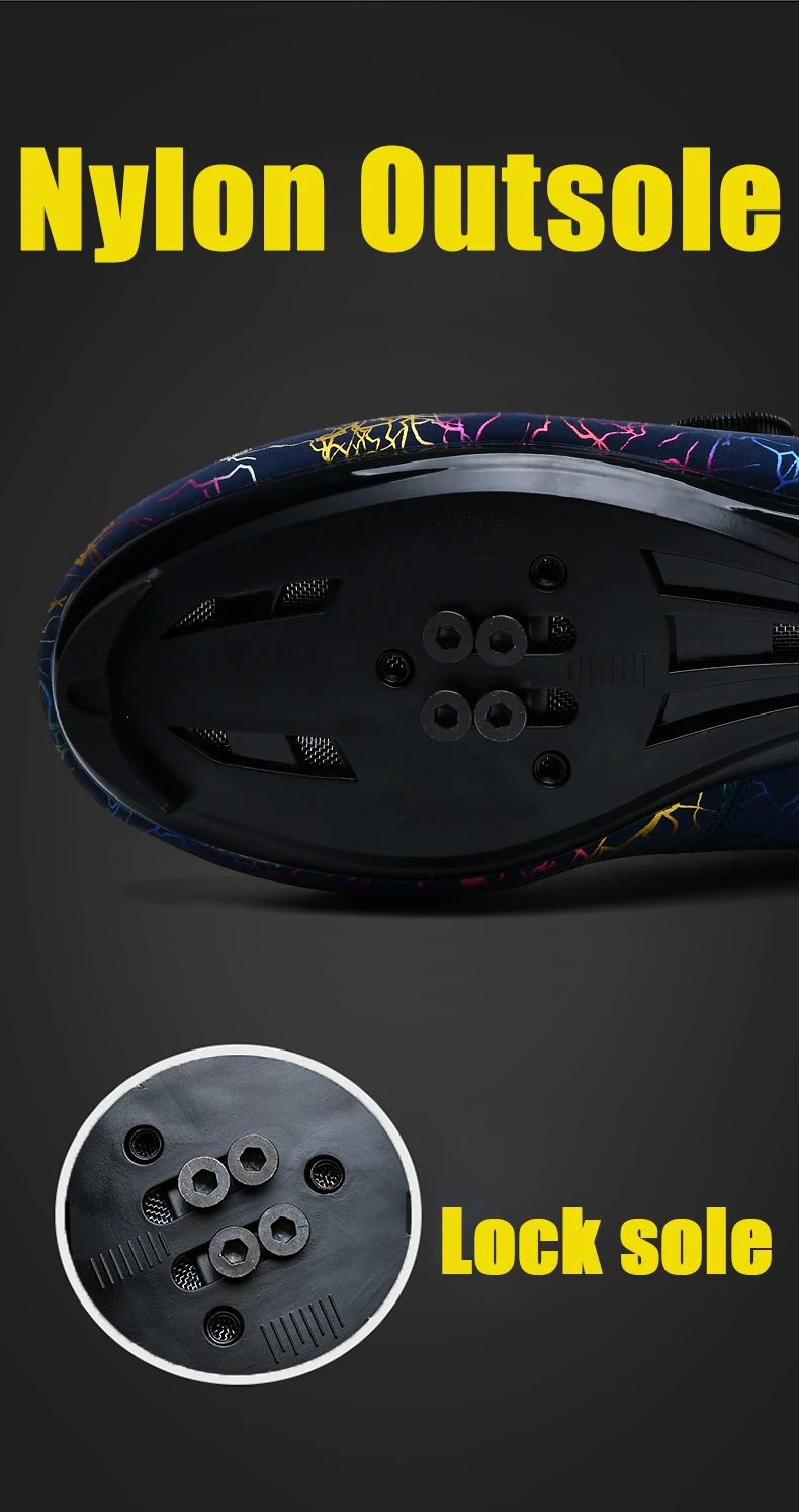 Professionelle Radfahren Schuhe Rennrad Männer Racing Wettbewerb Self-Locking Geschwindigkeit Fahrrad Turnschuhe Frauen SPD Stollen Radfahren Schuhe – Detail 8