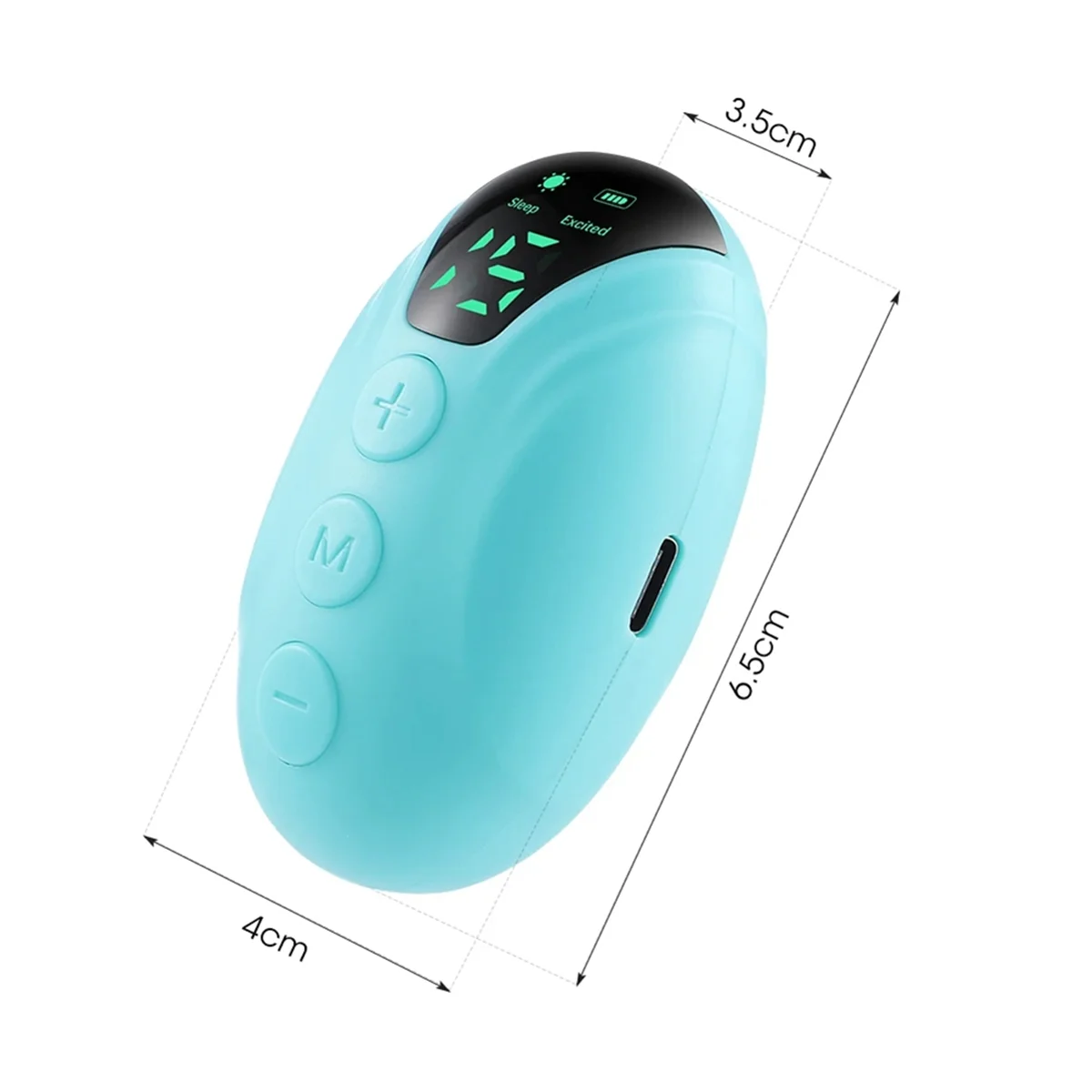 FZFZ Microcurrent Sleep Aids ดิจิตอลมือถือเครื่องมือสะกดจิต Night ความวิตกกังวลบรรเทาความดัน Nerves Soothe ช่วย A