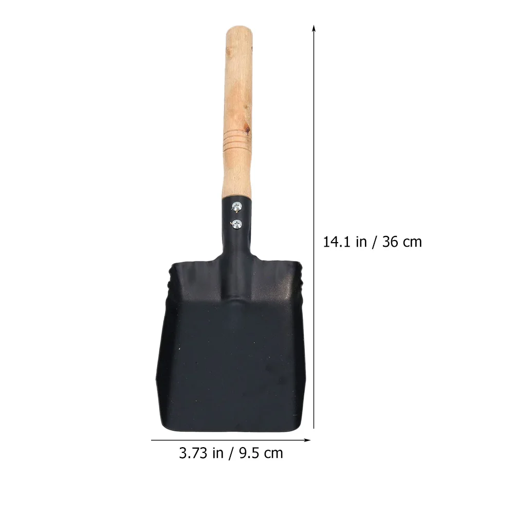 2pcs Garden Shovel Durable Iron Spade for Planting Weeding Snow Removal Easy Digging Tools Tough Soil Cleaning Outdoor Farming