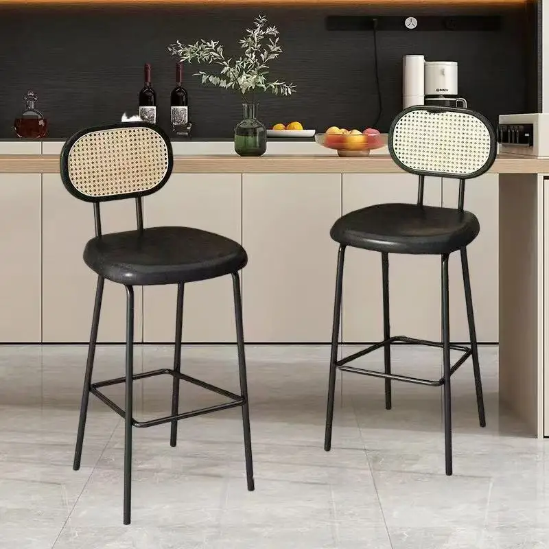 

Lounge Single Bar Chairs Ultralight Lounge Relaxing Comfortable Bar Stools Backrest Ergonomic Sillas De Bar Trendy Furniture