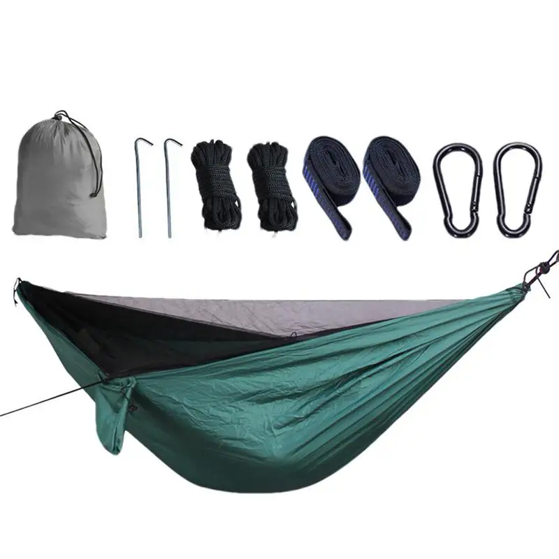 

Fly Net Hammock Foldable Hiking Sleeping Netting Travel Portable Lightweight Hammocks With Fly Mesh For Outsides Beach Backyard