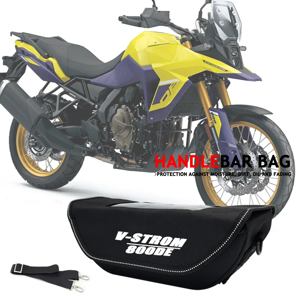 

For V-STORM 800DE v-strom 800de 2023 Motorcycle Waterproof And Dustproof Handlebar Storage Bag