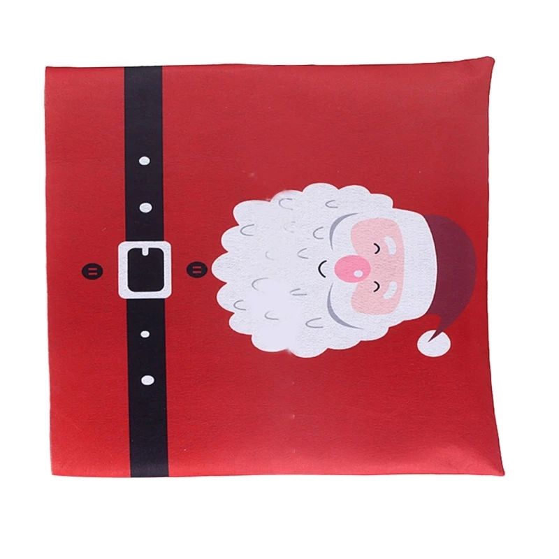 

Festive Chair Cover Santa Festive Chair Decor forXmas Dining Chair Slipcovers A0KC