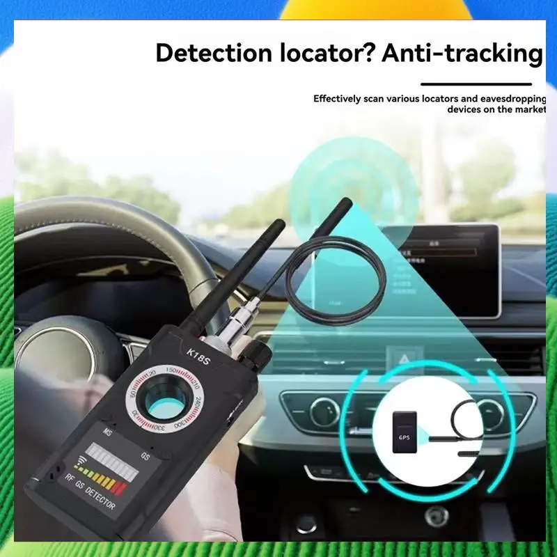 

K18S Anti- Detector For GPS Tracker, Listening Device, Camera Finder For Travel, Hotel Living EU Plug-ABPS