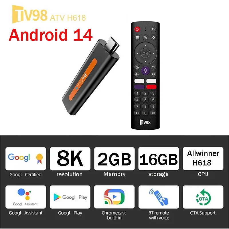 Smart Tv Stick TV98…