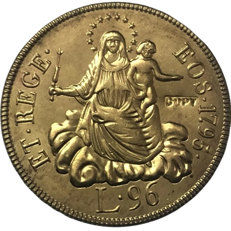 1795 Republic of Genoa (Italian states) 96 Lire