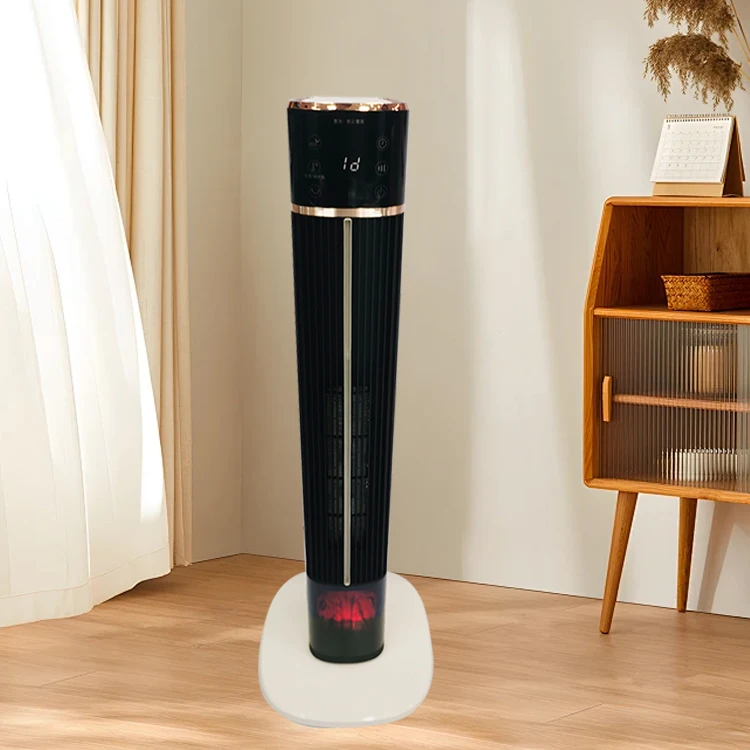 Hot Sale EU Plug Winter Electric Heater Overheat Protection Flame Effect for Indoor Home Use for Living Room Spaces Solar Power