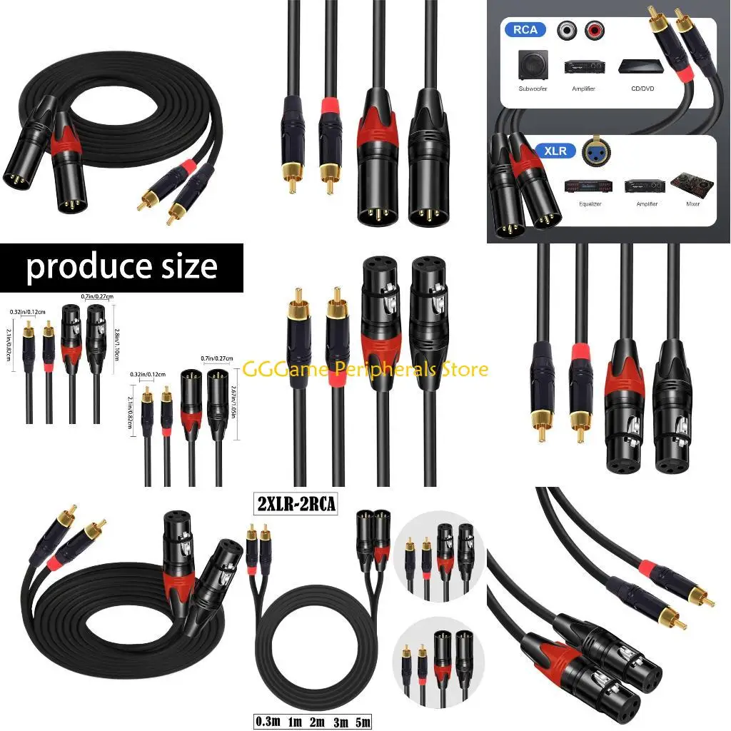

U55B Double To Double Sound Cable 1m Tall Loyalty Indication Transmission For Studio Media Room