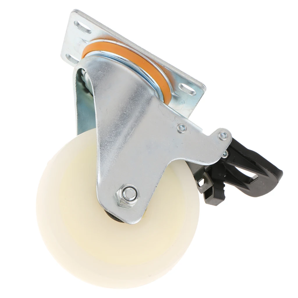 4-inch Universal Heavy Duty Wheel Swivel Castor Wheels Bearing Caster, 360 Degrees Rotate, Mute