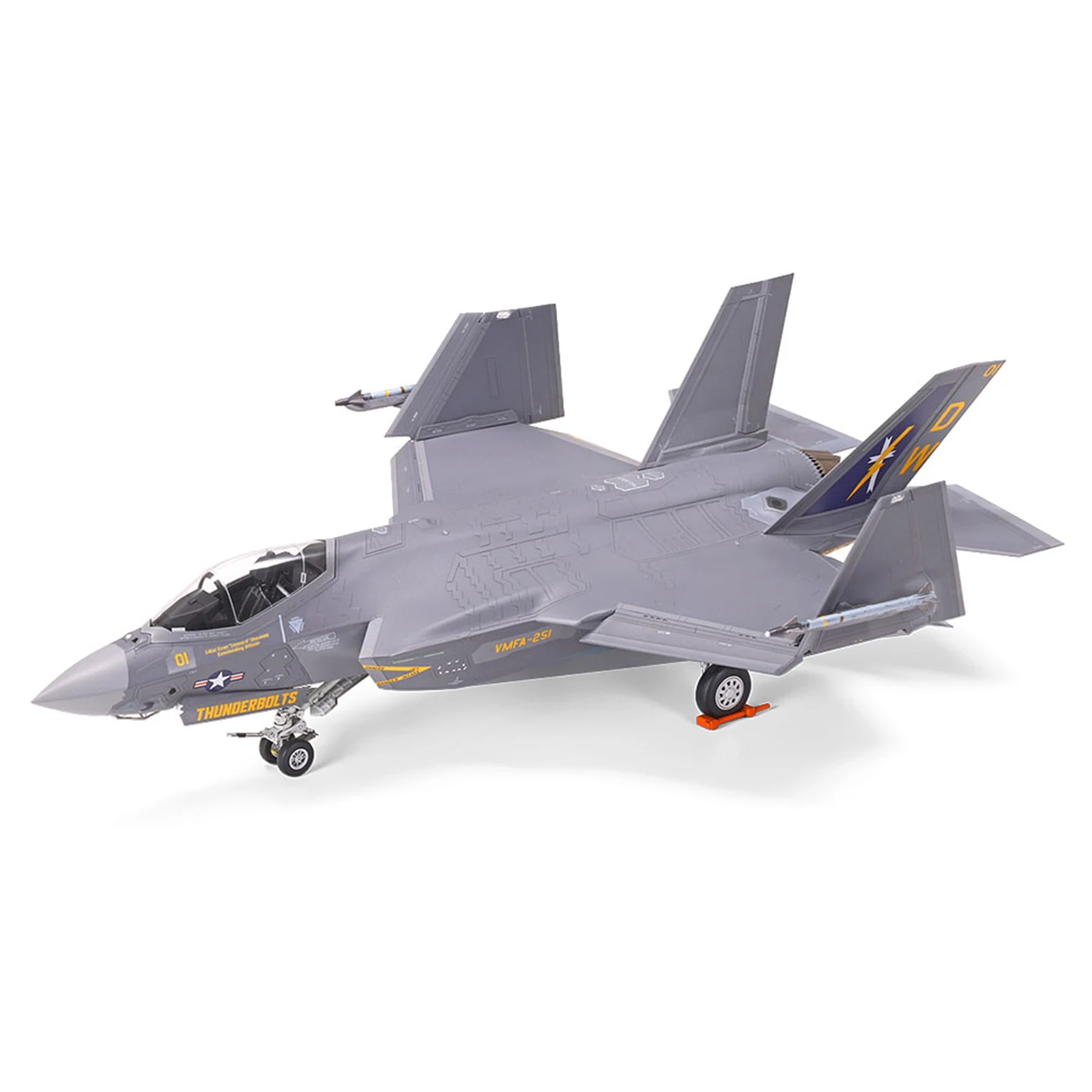 New 1/72 TAMIYA Assemble Model F-35C Lightning II Fighter Plane Assemble Figure 60794 Model Uncolored Collectible Custom ToyGift