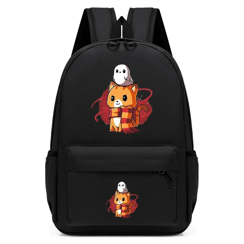 

Children Panda School Bag Cute Fashion Boy Girl Backpack Kids Kindergarten Rucksack Preschool Children Raccoon and Owl Schoolbag