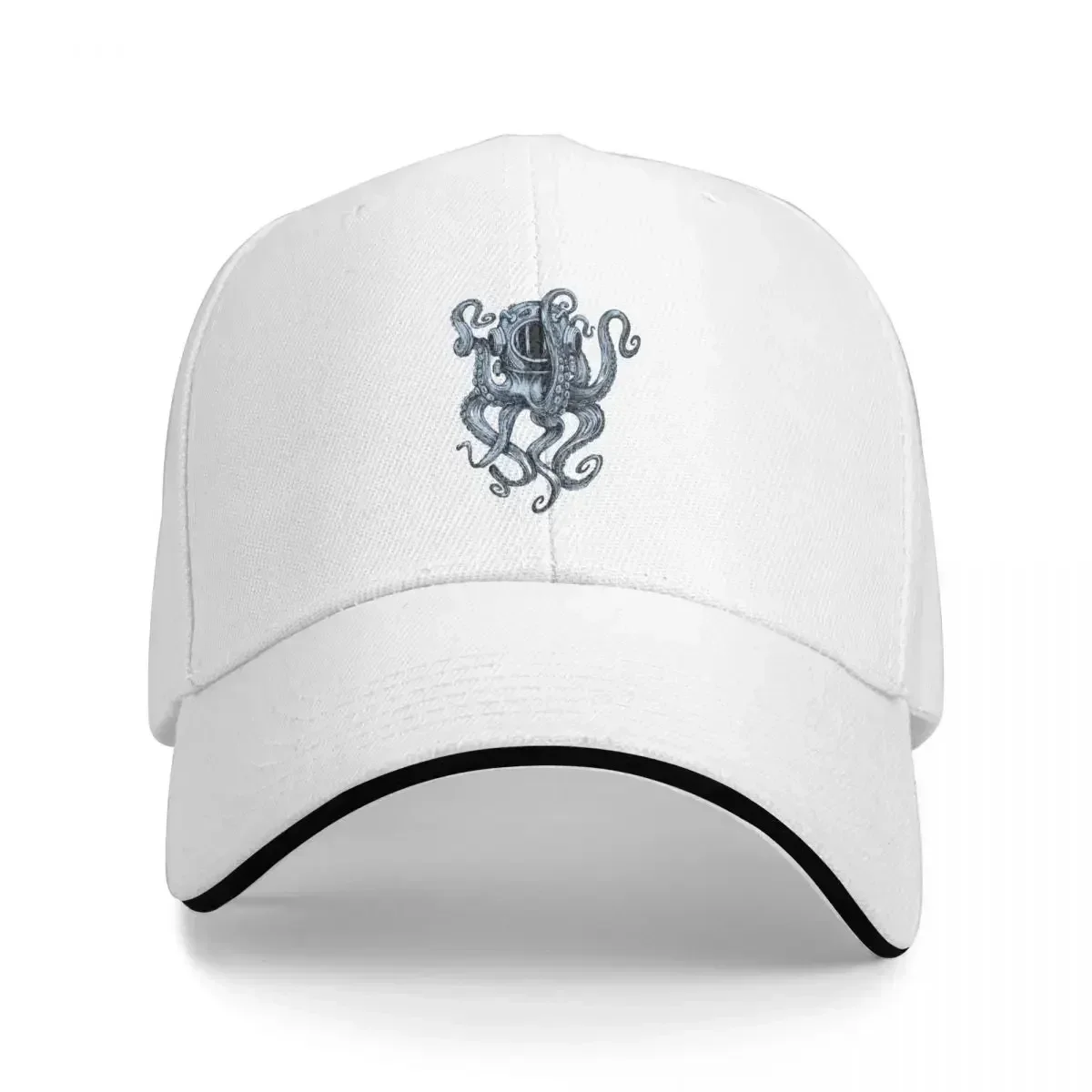 New Octopus Scuba Diver Helmet Cap Fashion Casual Baseball Caps Adjustable Hat Hip Hop Summer Unisex Baseball Hats