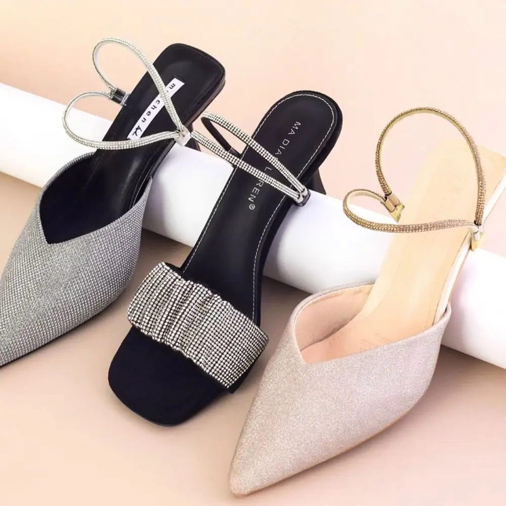 Prevent Falling Off Elastic Fixing Straps Detachable Triangle Fixed Strap Fashion High-heel Shoelaces Secure Casual