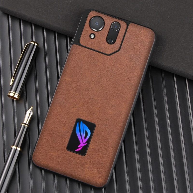 

Capa For Asus ROG Phone 8 Pro Leather Phone Case For Rog Phone8 5 6 7 Pro Ultra Slim Protective Cover For Rog Phone8 7 Pro Funda